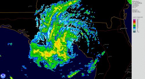 Tropical Cyclone Diwa regional imagery, 2006.03.06 at 1330Z. Centerpoint Latitude: 22:18:54S Longitude: 51:31:22E
